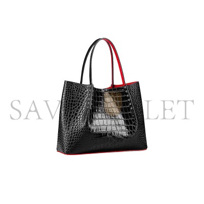 CHRISTIAN LOUBOUTIN CABAROCK STUD-EMBELLISHED LEATHER TOTE BAG 320523 (38*25*17cm) CHRISTIAN LOUBOUTIN CABAROCK STUD-EMBELLISHED LEATHER TOTE BAG 320523 (38*25*17cm)